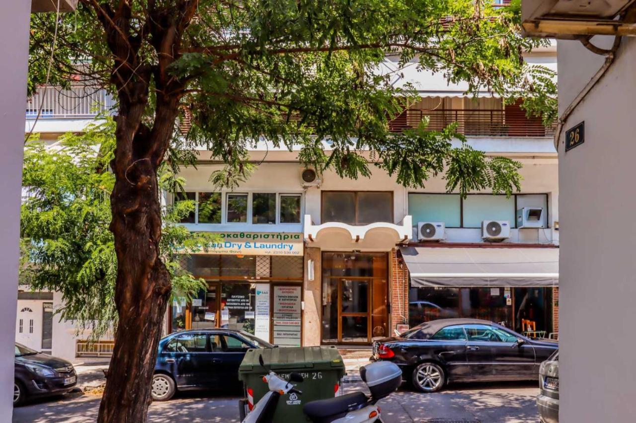 Happy Traveller - Luxury, Free Parking Apartment Tesalonika Bagian luar foto